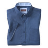 Johnston & Murphy Logan Printed Short Sleeve Shirt Navy Mini Circle 