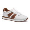Johnson & Murphy Morgan U-throat Jogger White/tan Full Grain 