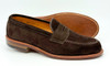 Alden Pre Order Leisure Penny Loafer in chocolate suede #6176F Deposit Only
