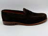 Alden Leisure Penny Loafer in chocolate suede #6176F