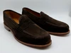 Alden Leisure Penny Loafer in chocolate suede #6176F