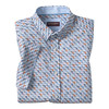 Johnston & Murphy Logan Printed Short-Sleeve Shirt White Multi Mini Lab