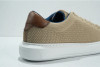 G. Brown PUFF-K565  Knit Sneaker Tan w/ Brown Tab 