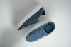 G. Brown PUFF-4017 Suede Sneaker Blue w/Black Tab 