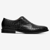 Allen Edmonds Carlyle Plain-toe Oxford Dress Shoe Black Embossed Croco Leather