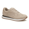 Johnston & Murphy Men's Chase Perfed T-toe Beige Suede 