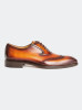 Mezlan Renzi Cognac Rust Wingtip Oxford Clearance Only 