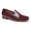 Johnston & Murphy Baldwin Penny Loafer Bordeaux Brush-off Full Grain