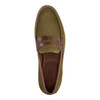Johnston & Murphy Baldwin Penny Loafer Olive Waxed English Suede/brown Full Grain