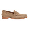 Johnston & Murphy Baldwin Penny Taupe English Suede 