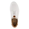 Johnston & Murphy Ackerson White Full Grain Perfed Plain Toe 