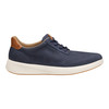 Johnston & Murphy Ackerson Navy Nubuck Perfed Plain Toe 