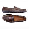 Sherman Brothers Key West Combo Penny Loafer Briar-Briar/Croco 
