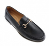 Sherman Brothers Bridge Bits Loafer Tubular English Moccasin Black