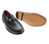 Sherman Brothers Bridge Bits Loafer Tubular English Moccasin Black