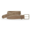 Johnston & Murphy White-Edge Waxed Leather Belt Beige
