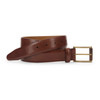 Johnston & Murphy Weston Smooth Leather Belt Brown