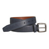 Johnston & Murphy XC4 Burnished Perforated Belt Navy