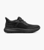 Florsheim Fleet Knit Elastic Lace Slip On Sneaker Black 