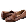 Sherman Brothers Ventura Gator Penny Loafer Briar