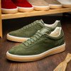 Zelli GOTTI Suede Sneaker Olive
