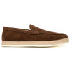Zelli AMATO Suede Loafer Chocolate Dark Brown