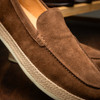 Zelli AMATO Suede Loafer Chocolate Dark Brown