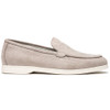 Zelli LIVORNO Stampata Crocodile Nubuk Loafer, Bone