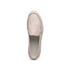 Zelli LIVORNO Stampata Crocodile Nubuk Loafer, Bone