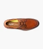Florsheim Launch Moc Toe Elastic Lace Boat Shoe Cognac Multi  