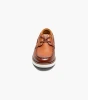 Florsheim Launch Moc Toe Elastic Lace Boat Shoe Cognac Multi  