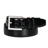 Torino American Alligator Stitched Belt Black