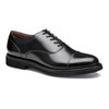 Johnston & Murphy Tyson Dress Cap Toe Black Full Grain