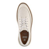 Johnston & Murphy HAYDEN STRETCH LACE U-THROAT White Full Grain