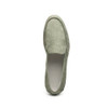 Zelli LIVORNO Stampata Crocodile Nubuk Loafer, Celery