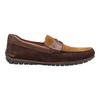 Johnston & Murphy Cort 2.0 Penny Loafer Brown Multi Suede/Full Grain