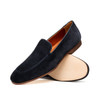 Zelli BRUNO Suede Penny Loafer, Navy
