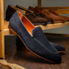 Zelli BRUNO Suede Penny Loafer, Navy