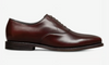 Allen Edmonds Carlyle Plain-Toe Oxford Dress Shoe Burgundy Leather