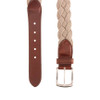 Sherman Brothers Savannah Cotton Braid Belt Khaki