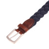 Sherman Brothers Savannah Cotton Braid Belt Navy