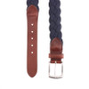 Sherman Brothers Savannah Cotton Braid Belt Navy
