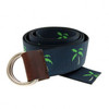 Sherman Brothers Largo D-Ring Web Belt-FloridaPalmTreeNavy