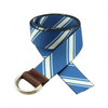 Sherman Brothers Largo D-Ring Web Belt-Repp Stripe Dark Blue