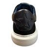 G. Brown Bowie Suede Black Sneaker W/ Black Star Detail Clearance Only  