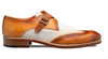 Mezlan Blanes Spectator Monk Strap Camel/Bone