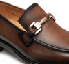 Mezlan Barsotti Patina Calf Loafer Chocolate