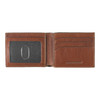 Johnston & Murphy Double Contrast Stitch Billfold Wallet Tan