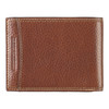 Johnston & Murphy Double Contrast Stitch Billfold Wallet Tan