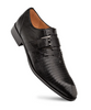 Mezlan Omero Lizard Monk/Oxford Black